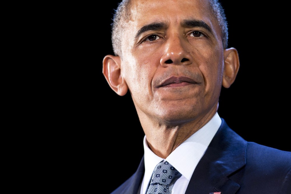 President Barack Obama speaks during an event in Manila on Nov. 18, 2015. (Photo by Saul Loeb/AFP/Getty)