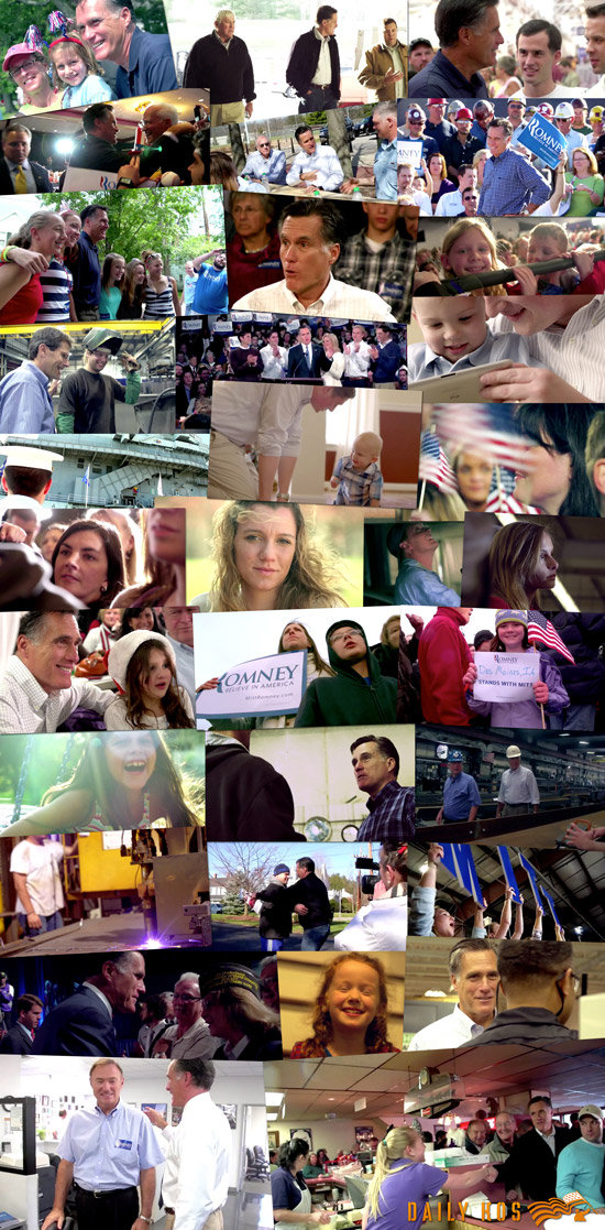 Mitt Romney's monochromatic 'Promise of America'