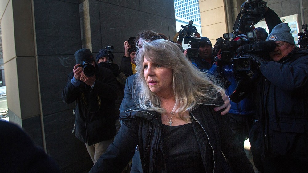 Former Virginia First Lady Maureen McDonnell arrives at federal court for her sentencing in Richmond, Va., Feb. 20, 2015. (Photo by Hyunsoo Leo Kim/The Virginian-Pilot/AP)