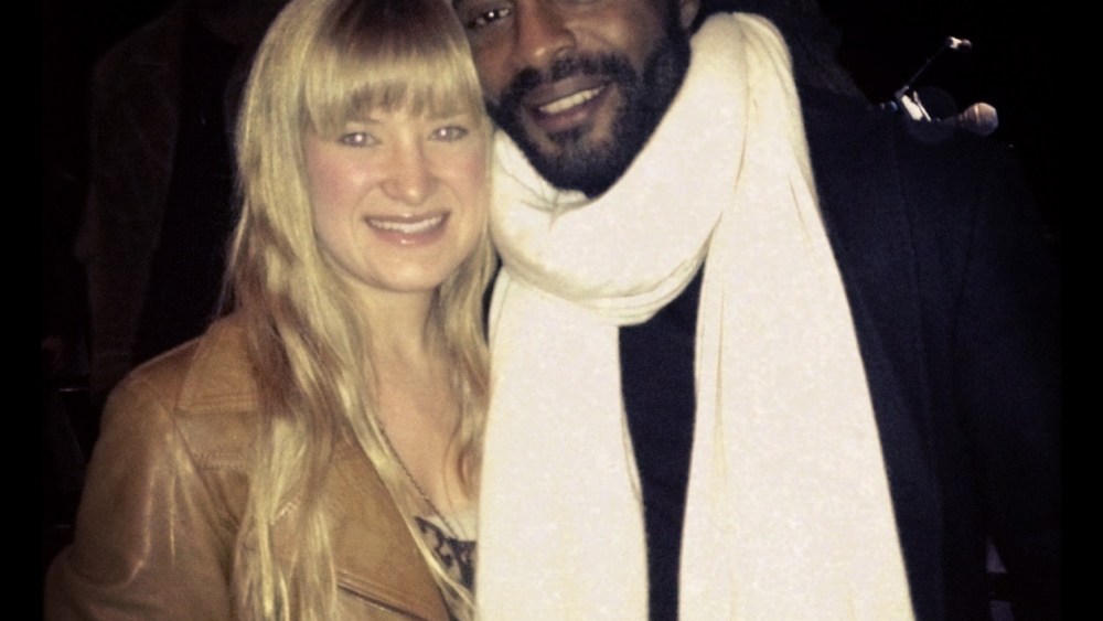 The actor with NOW producer Linsday Weiss