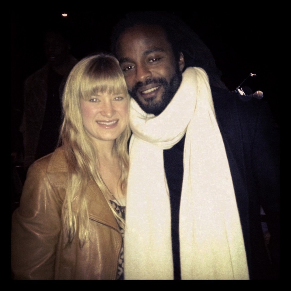 The actor with NOW producer Linsday Weiss