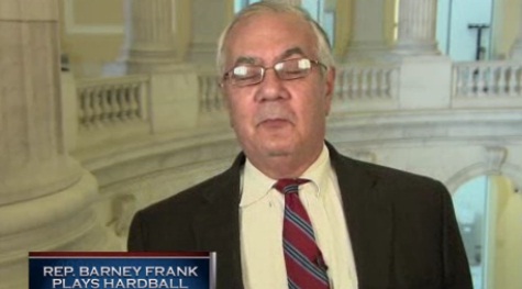 Rep. Barney Frank on Hardball earlier this week.
