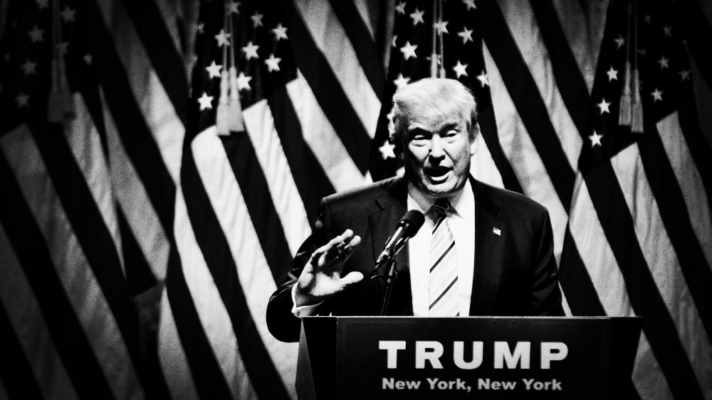 Donald Trump holds a press conference with his VP Choice, Gov. Mike Pence, July 16, 2016. (Photo by Mark Peterson/Redux for MSNBC)