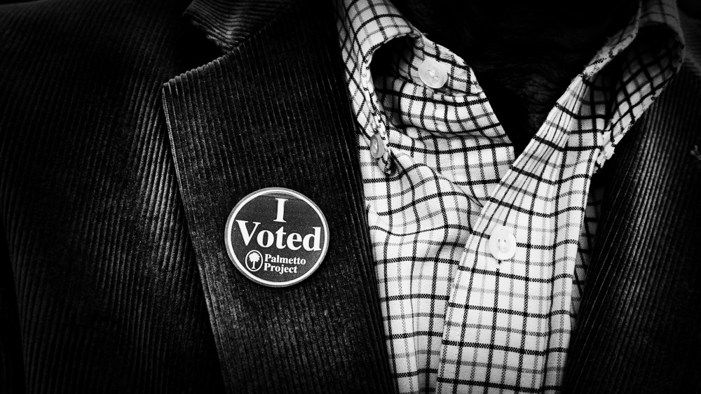 A voter in Charleston, S.C. on Feb. 20, 2016. (Photo by Mark Peterson/Redux for MSNBC)