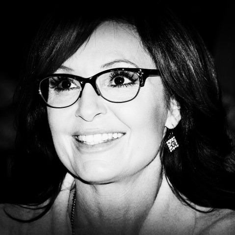 Sarah Palin attends a rally for Donald Trump in Cedar Rapids, Iowa, Feb. 1, 2016. (Photo by Mark Peterson for MSNBC)