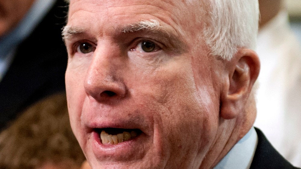 Sen. John McCain, (R-AZ). (Photo by Cliff Owen/AP Photo)