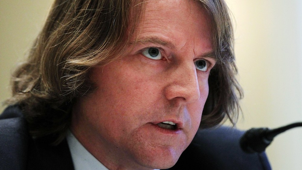 Federal Election Commission (FEC) Commissioner Donald McGahn II testifies during a hearing, Nov. 3, 2011 on Capitol Hill in Washington, DC. (Photo by Alex Wong/Getty)