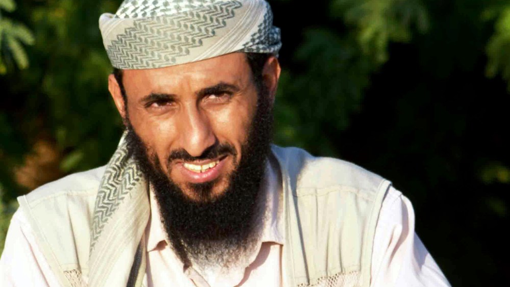 Al-Qaeda in the Arabian Peninsula (AQAP) chief Nasser al-Wuhayshi is pictured in the militant stronghold town of Jaar, in the southern Abyan province, on April 28, 2012. (Photo by stringer/AFP/Getty)