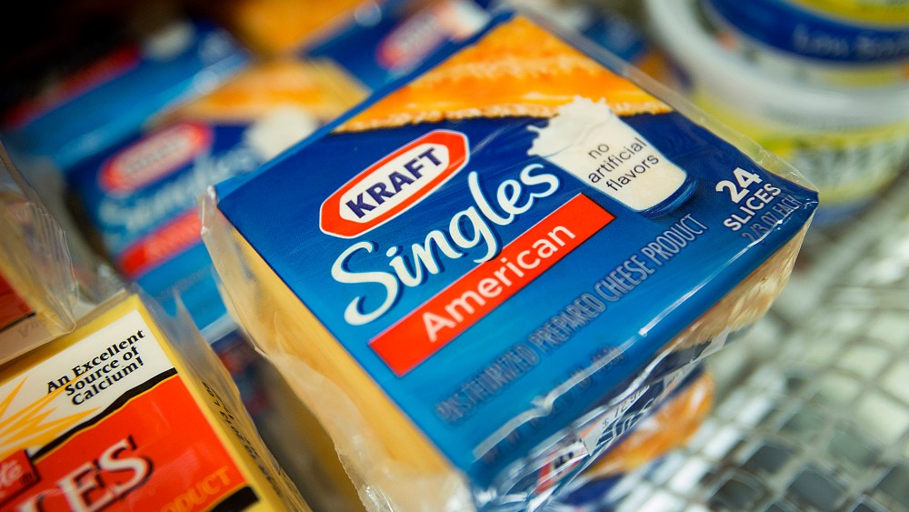 Packages of Kraft Foods Group Inc. Singles cheese slices (Photo by Scott Eells/Bloomberg/Getty).