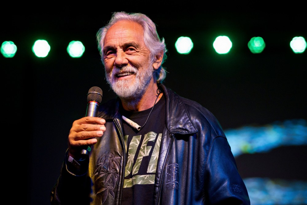 Actor Tommy Chong is pictured at an event on Feb. 17, 2013 in San Bernardino, Calif. (Photo by Jerod Harris/WireImage/Getty)
