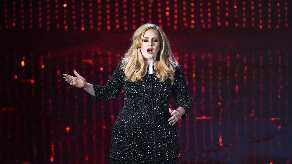 Singer Adele performs onstage during the Oscars held at the Dolby Theatre on Feb. 24, 2013 in Hollywood, Calif. (Photo by Kevin Winter/Getty)