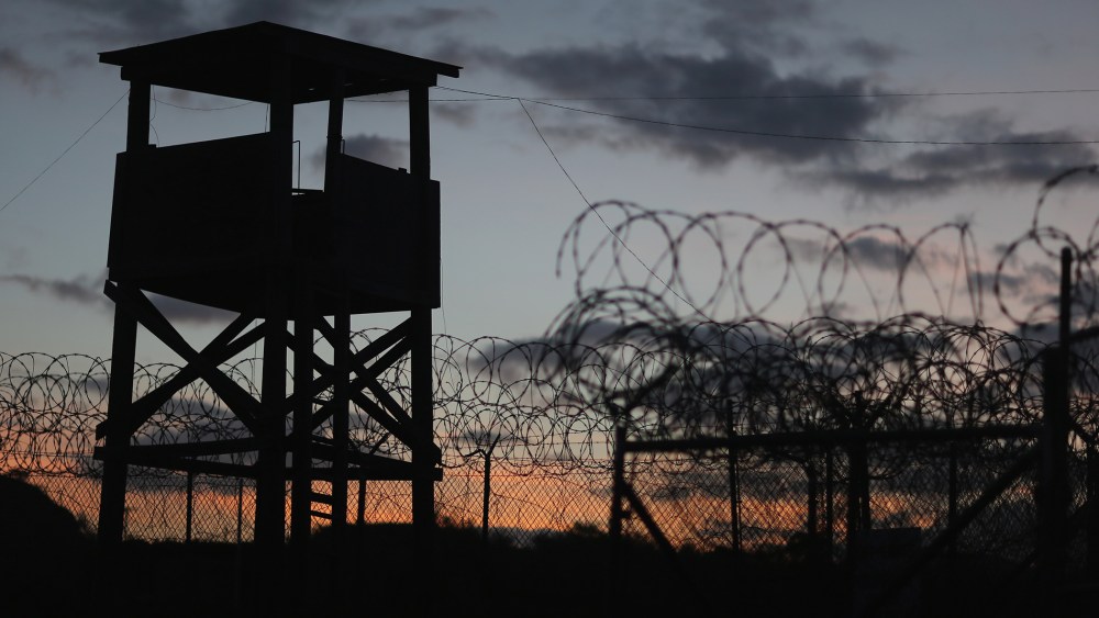 A watch tower is seen in the currently closed Camp X-Ray which was the first detention facility to hold 'enemy combatants' at the U.S. Naval Station on June 27, 2013 in Guantanamo Bay, Cuba. (Photo by Joe Raedle/Getty)