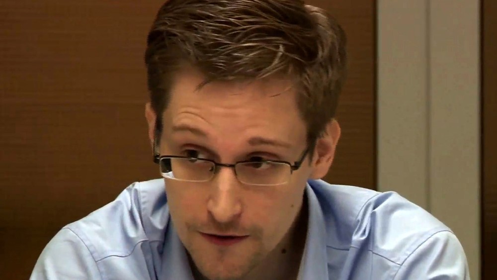Edward Snowden Meets With German Green Party MP Hans-Christian Stroebele In Moscow (Photo by Sunshinepress/Getty).