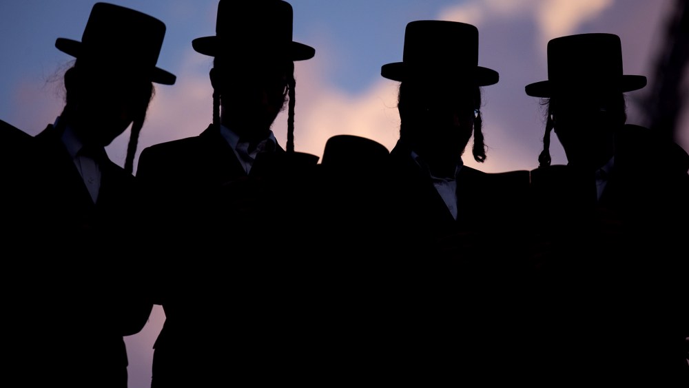 Ultra-Orthodox Jews pray in the city of Ramat Gan near Tel Aviv. (Photo by Jack Guez/AFP/Getty)