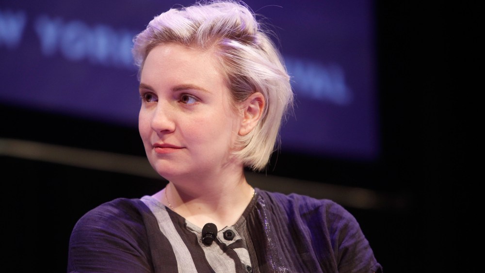 Lena Dunham participates in a discussion with Ariel Levy during the New Yorker Festival on October 10, 2014 in New York, N.Y. (Photo by Thos Robinson/Getty for The New Yorker)