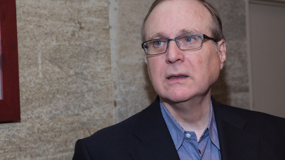 Seattle Seahawks team owner, philanthropist, investor, innovator and Microsoft co-founder Paul Allen attends a charity event at The Edgewater Hotel, Dec. 14, 2014 in Seattle, Wash. (Photo by Mat Hayward/Getty)