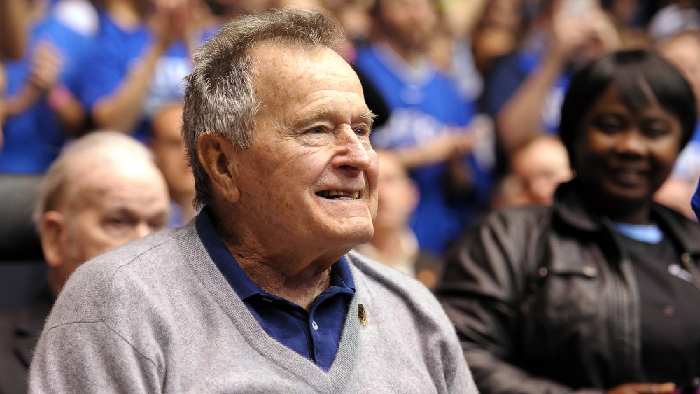 Former U.S. President George H.W. Bush (Photo by Lance King/Getty).