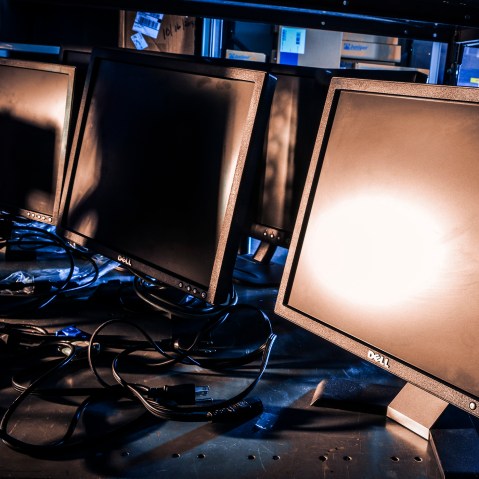 Hi tech hardware for our series on internet security, in Washington, DC.