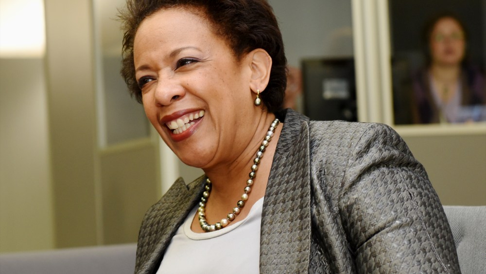 U.S. Attorney General Loretta Lynch is seen prior to the Justice and Home Affairs Ministerial Meeting at the National Library of Latvia in Riga, Latvia, June 3, 2015. (Photo by Ilmars Znotins/AFP/Getty)