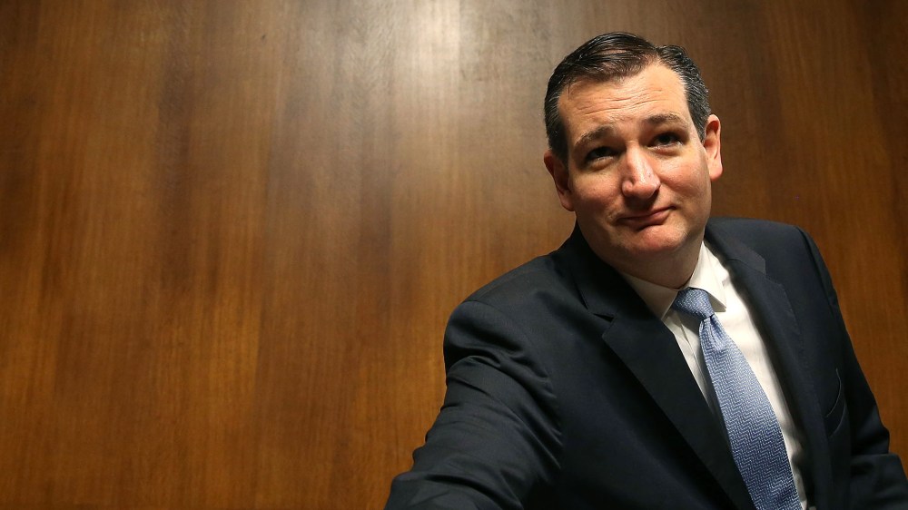 Sen. Ted Cruz (R-TX) participates in a Judiciary Subcommittee hearing on the Affordable Care Act on Capitol Hill June 4, 2015 in Washington, D.C. (Photo by Mark Wilson/Getty)