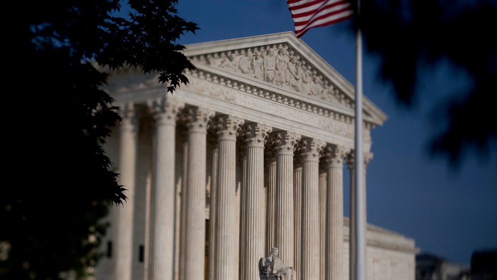 The U.S. Supreme Court in Washington, D.C., June 11, 2015. The U.S. Supreme Court is poised to issue blockbuster rulings on same-sex marriage and health care with both rulings due by the end of June. (Photo by Andrew Harrer/Bloomberg/Getty)