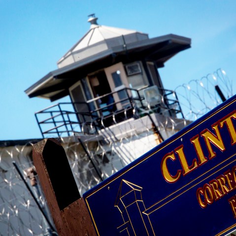 The Clinton Correctional Facility is seen on June 13, 2015 in Dannemora, N.Y. (Photo by Eric Thayer/Getty)