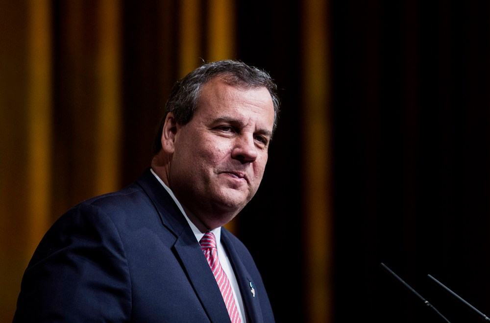 Chris Christie, governor of New Jersey, pauses while speaking during the Faith and Freedom Coalition's "Road to Majority" conference in Washington, D.C., June 19, 2015. (Photo by Drew Angerer/Bloomberg/Getty)