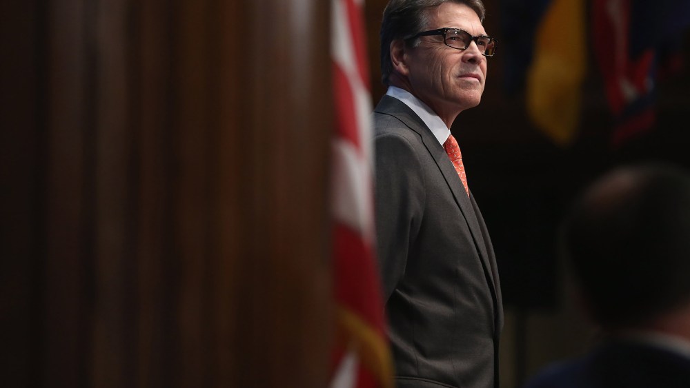 Former Texas Governor and Republican presidential candidate Rick Perry (Photo by Chip Somodevilla/Getty).