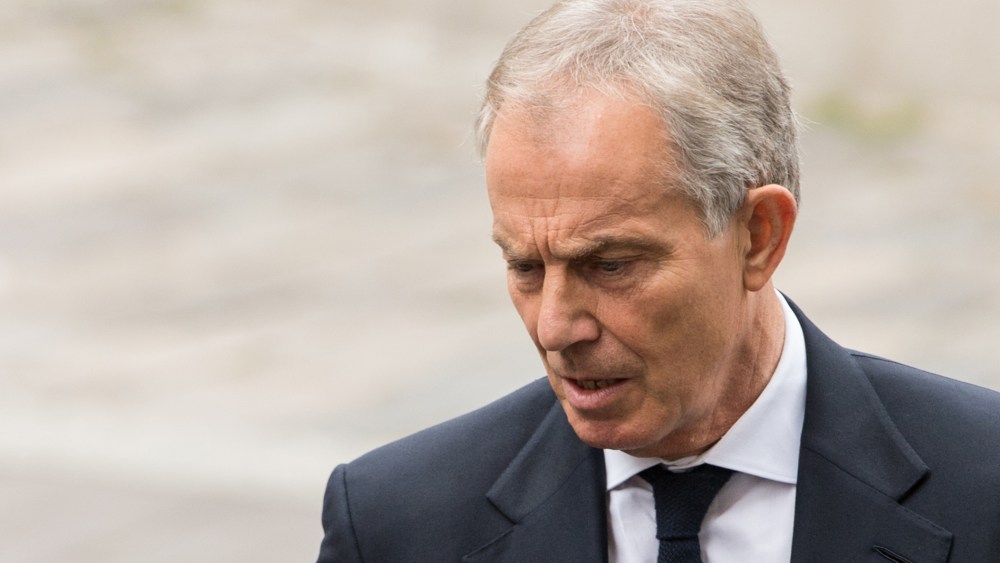 Former Prime Minister Tony Blair attends the service to commemorate the tenth anniversary of the London 7/7 bombings at St Pauls Cathedral on July 7, 2015 in London, England. (Photo by Ian Gavan/Getty)