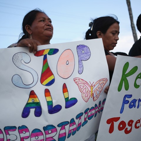 Vigil Held In South Florida In Favor Of Administrative Relief For Immigrants (Photo by Joe Raedle/Getty).