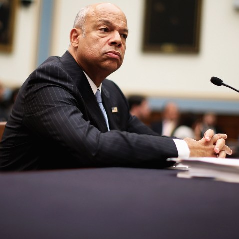 U.S. Homeland Security Secretary Jeh Johnson testifies before the House Judiciary Committee about oversight of the department July 14, 2015 in Washington, D.C. (Photo by Chip Somodevilla/Getty)