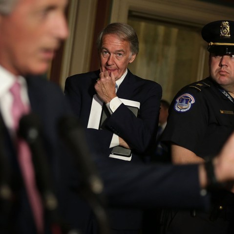 Vice President Biden Meets With Lawmakers On Capitol Hill