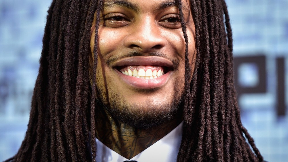 Rapper Waka Flocka Flame attends the "Pixels" New York Premiere at Regal E-Walk on July 18, 2015 in New York City. (Photo by Grant Lamos IV/Getty)