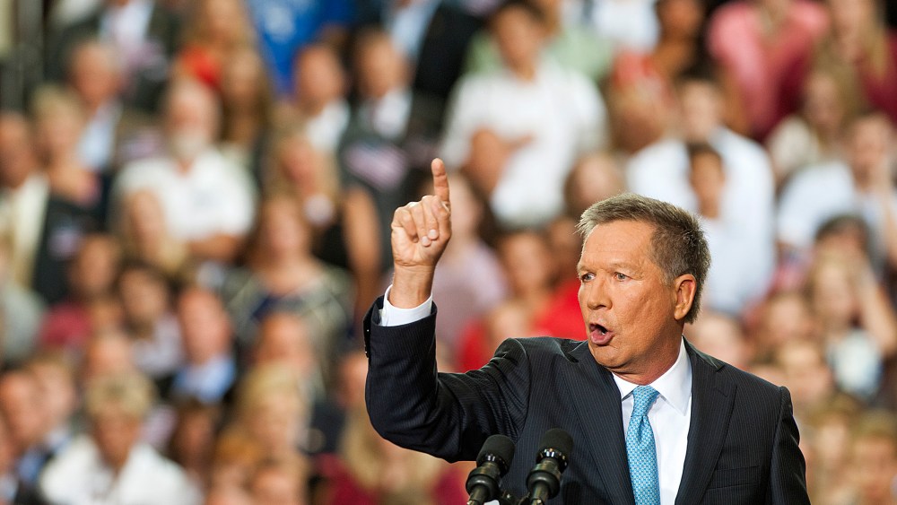 Ohio Gov. John Kasich Announces Candidacy For President (Photo by Ty Wright/Getty).