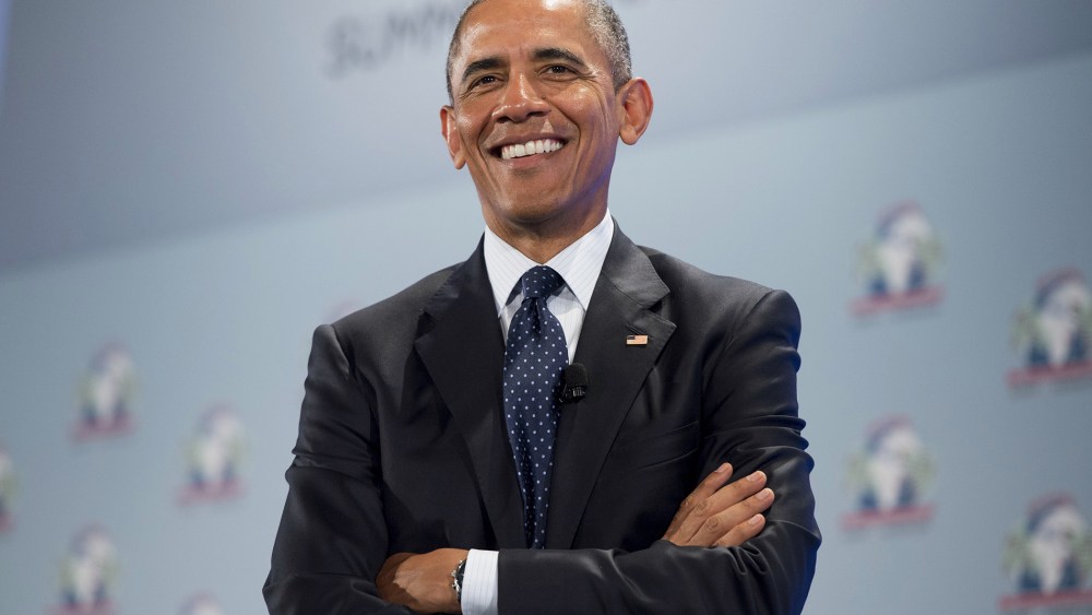 US President Barack Obama attends the Global Entrepreneurship Summit at the United Nations Compound in Nairobi on July 25, 2015. (Photo by Saul Loeb/AFP/Getty)