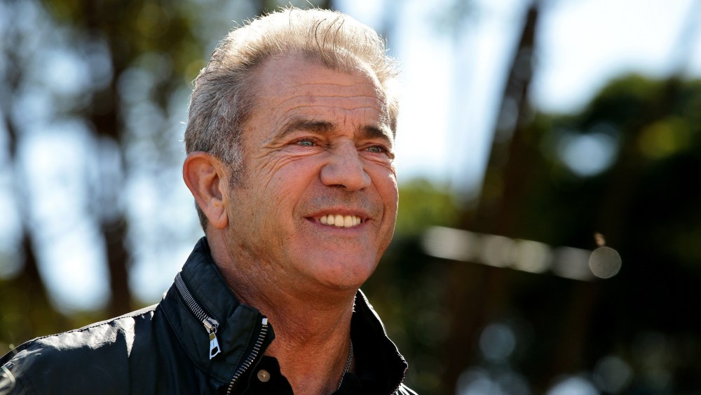 Mel Gibson speaks during an event at Fox Studios, Moore Park in Sydney, New South Wales on July 30, 2015. (Photo by Gregg Porteous/Newspix/Getty)