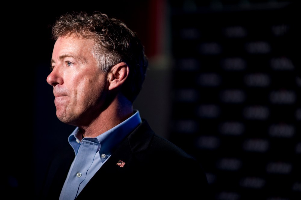 Presidential candidate Sen. Rand Paul (Photo By Bill Clark/CQ Roll Call/Getty).