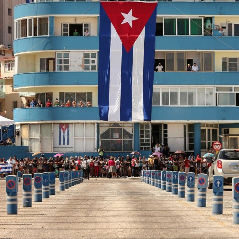 John Kerry Opens American Embassy In Havana, Cuba. (Photo by Chip Somodevilla/Getty)