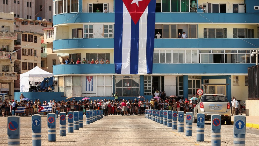 John Kerry Opens American Embassy In Havana, Cuba. (Photo by Chip Somodevilla/Getty)