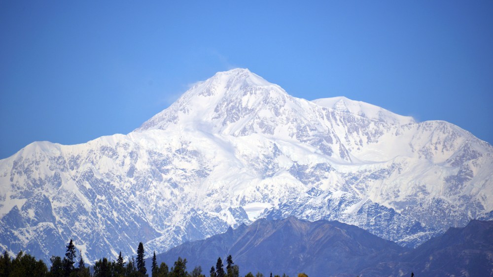 A view of Denali, formerly known as Mt. McKinley, on Sept. 1, 2015 in Denali National Park, Alaska. (Photo by Lance King/Getty)