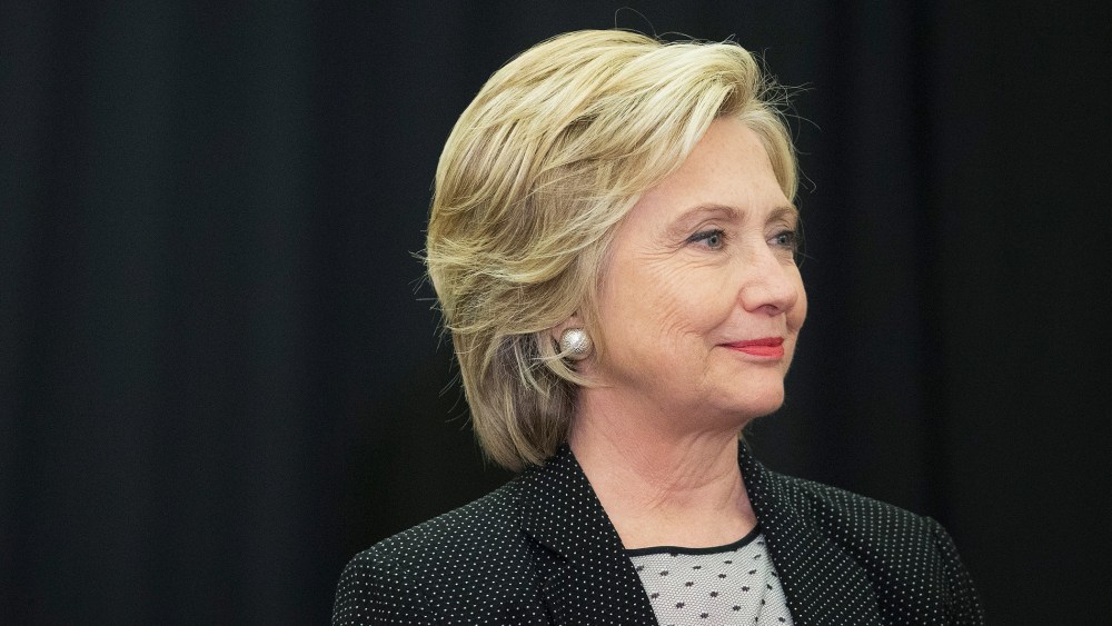 Democratic presidential candidate Hillary Clinton waits to be introduced at a campaign event at the University of Wisconsin-Milwaukee on Sept. 10, 2015 in Milwaukee, Wis. (Photo by Scott Olson/Getty)