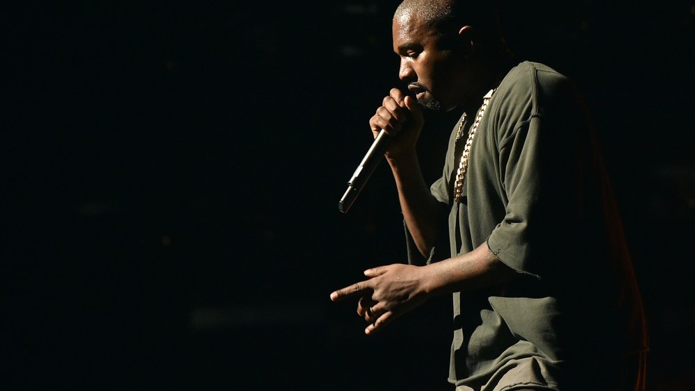 Musician Kanye West performs onstage at the 2015 iHeartRadio Music Festival at MGM Grand Garden Arena on Sept. 18, 2015 in Las Vegas, Nev. (Photo by Kevin Winter/Getty for iHeartMedia)