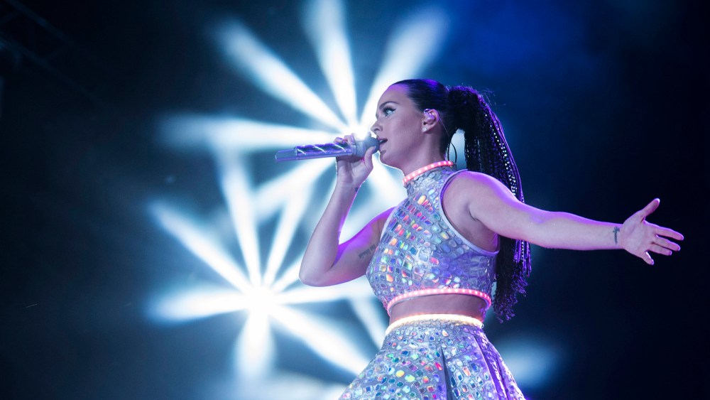 Katy Perry performs at 2015 Rock in Rio on Sept. 27, 2015 in Rio de Janeiro, Brazil. (Photo by Raphael Dias/Getty)
