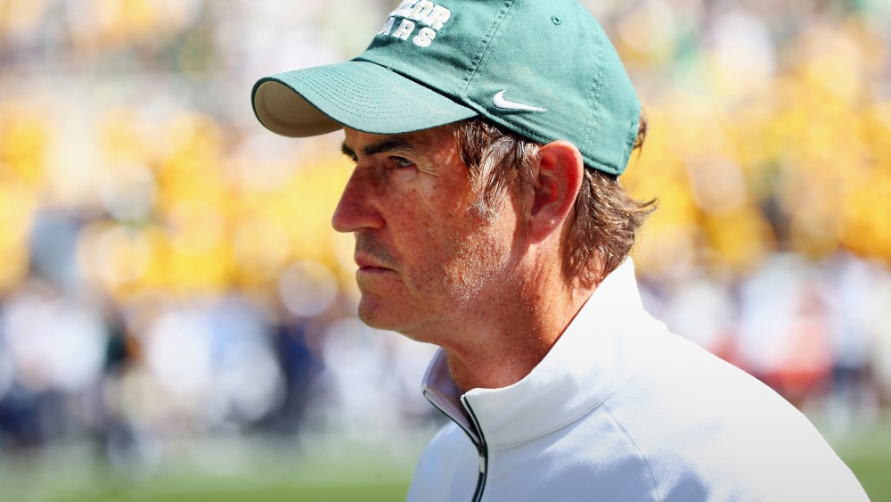 Art Briles on Oct. 17, 2015 in Waco, Texas. (Photo by Tom Pennington/Getty)