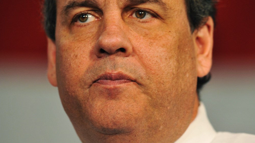 Republican presidential candidate and New Jersey Gov. Chris Christie, speaks at the Growth and Opportunity Party, at the Iowa State Fair in Des Moines, Iowa, Oct. 31, 2015. (Photo by Steve Pope/Getty)