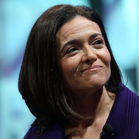 Facebook COO Sheryl Sandberg speaks during the Fortune Global Forum on Nov. 3, 2015 in San Francisco, Calif. (Photo by Justin Sullivan/Getty)