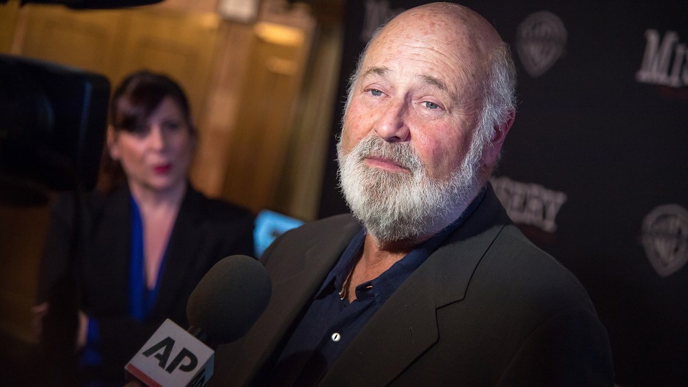 Rob Reiner attends "Misery" Broadway opening night at The Broadhurst Theatre on Nov. 15, 2015 in New York City. (Photo by Michael Stewart/Getty)