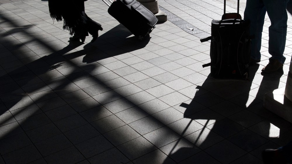 Those arriving at BWI for Southwest and Delta Airlines have their checked bags go through a labyrinth of conveyor belts as they are inspected for explosives, Nov. 10, 2014 in Lithicum, Md. (Photo by Katherine Frey/The Washington Post/Getty)