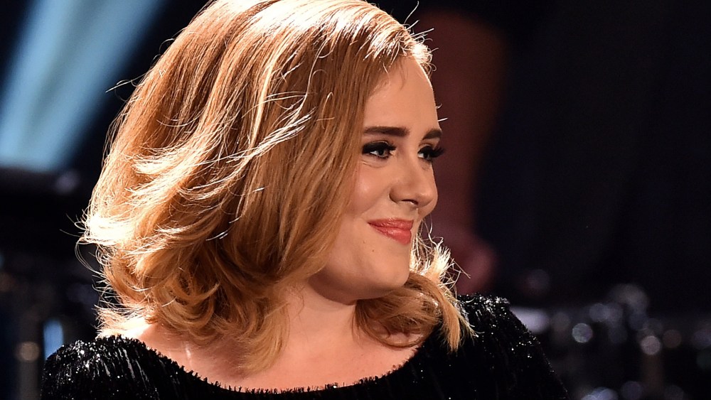 Adele attends the television show 2015! Menschen, Bilder, Emotionen - RTL Jahresrueckblick on Dec. 6, 2015 in Cologne, Germany. (Photo by Sascha Steinbach/Getty)