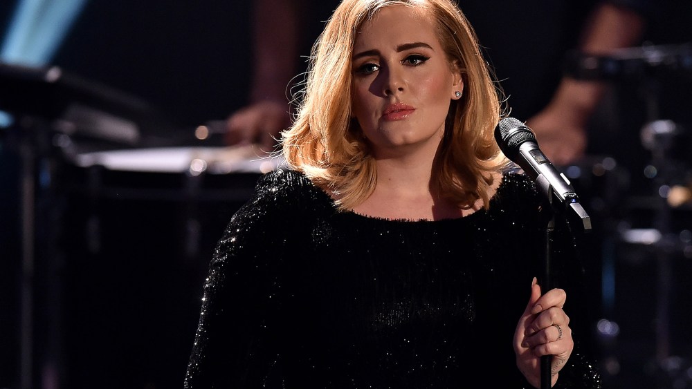 Adele attends the television show 2015! Menschen, Bilder, Emotionen - RTL Jahresrueckblick on Dec. 6, 2015 in Cologne, Germany. (Photo by Sascha Steinbach/Getty)